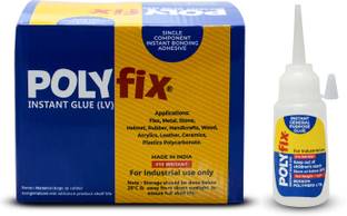 POLYFIX Instant Glue 15 gm for Shoe (Footwear) Pasting Cyanoacrylate Adhesive (25 Pc in Box Pack) Adhesive