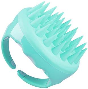 veniqe Shampoo Massager Brush Scalp Exfoliator for Dandruff Removal, Waterproof Shower Scalp Scrubber Tool for Hair Growth, Ultra-long Silicone Bristles, Easily Reach the Root of Thick Curly Hair - 1 pack