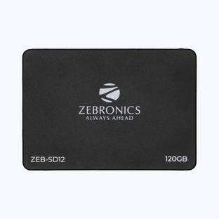 ZEBRONICS SMART 120 GB Laptop, Desktop Black SATA Internal Solid State Drive (SSD) (ZEB-SD12)
