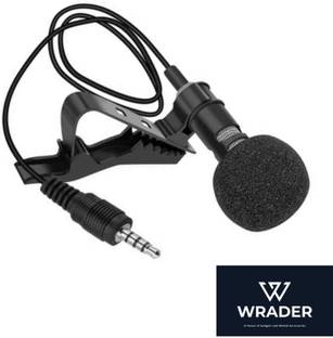 WRADER Collar Mic for Voice Recording, Lapel Mic with Easy Clip on System Perfect for Voice Recording / Youtube / Interview / Video Conference / Podcast Microphone