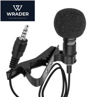 WRADER Collar Mic for Voice Recording, Lapel Omnidirectional Mic with Easy Clip on System Perfect for Voice Recording / Youtube / Interview / Video Conference / Podcast Microphone