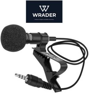 WRADER 3.5mm Microphone for Youtube, Collar Mic for Voice Recording, Lapel Omnidirectional Mic with Easy Clip on System Perfect for Voice Recording / Youtube / Interview / Video Conference / Podcast / Voice Dictation Microphone