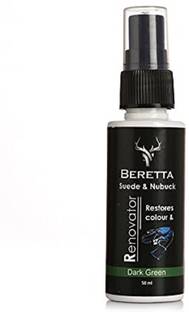 Beretta Shoe Renovator Miniature -Suede, Nubuck, Canvas, Knit and Most Other Absorbent Fabrics and Colour Reviver Dark Green 50ml Shiner