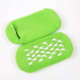 PKK TRADERS Spa Moisturizing Gel Socks For Dry Feet And Ankles - Helps Repair Cracked Skincare Gel Therapy And Softens Feet (1 Pair)