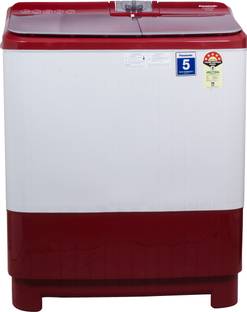 Panasonic 8.5 kg Semi Automatic Top Load Washing Machine Red, White