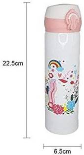 kistapo Unicorn White Bottle 500 ml Flask