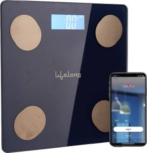 Lifelong LLWS36 Smart BMI Weighing Scale with 13 Body parameters with Bluetooth Weighing Scale