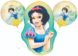 Sparkloon Printed Disney Princess Snow White,Foil Balloon Bouquet