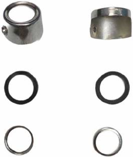 D'Mega Mart RX-100, RX-135 Headlight Kan Crome ring kit Bike Headlight Mount