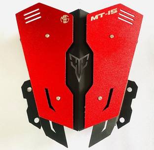 ARN MT 15 Visor V2 Color Red Bike Windshield