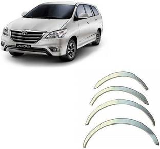 autoxin Stainless Steel Wheel Arch Chrome Fender Lining Trim Moulding 13 Glossy Toyota Innova Side Garnish