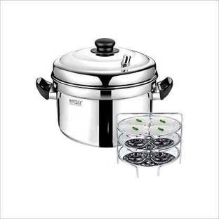 Mintage tainless Steel Plates Idly DHOKLA N Maker (Induction Compatible) Aroma (3+3) Induction & Standard Idli Maker