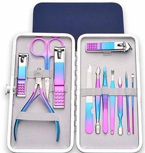 DOCOSS 12 IN 1 Manicure Pedicure Kit For Women Pedicure Set Professional / Manicure Kit Nail Pedicure Set / Nail Cutter Set / Pedicure Kits/ Manicure Pedicure Kit With Nail Cutter