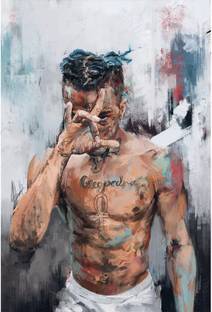 xxxtentacion painting poster Paper Print