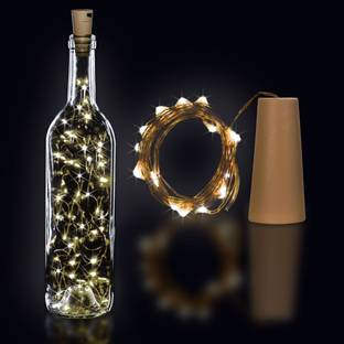 Party Propz 20 LEDs 1.98 m White Steady Bottle Rice Lights