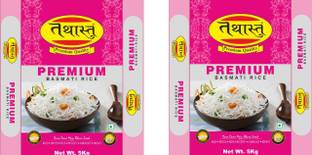 Tathastu Premium Rice Basmati Rice Pack of 2 Basmati Rice (Long Grain, Steam)