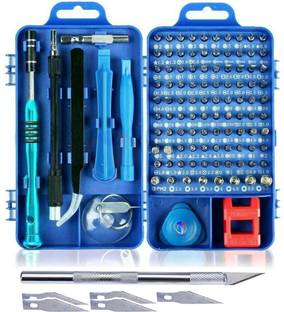 Mass Pro 1 Knife Blade + 110PCs Multi-function Precision Screwdriver Set Magnetic Torx Repair Tools Kit Precision Screwdriver Set