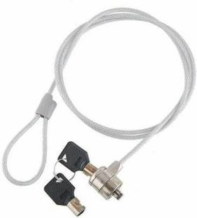Nsinc Security Cable Lock for Notebook/Laptop Lock with Keys fits in All Kensington Slot LAPLock Security Cable Lock for Notebook/Laptop Lock with Keys fits in All Kensington Slot