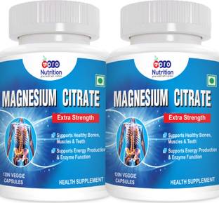 PRONUTRITION Magnesium Citrate High Potency form - Pack Of 2 Bottles