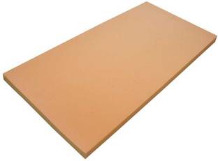 Shree Om Handloom Sofa foam sheet 32 Density (3 inch, Orange) 3 inch Single PU Foam Mattress