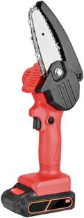 JENY Tree Branch Wood Cutting Mini Chainsaw Cordless Power -Chain-Saws 4-Inch Mini Chainsaw, 24V Cordless Portable Chainsaw, Pruning Shears Chainsaw for Tree Branch Wood Cutting (Charger + 1 Battery) Corded & Cordless Chainsaw