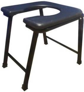 DARLIE Foldable with anti skid rubber legs Commode Chair