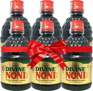 Divine Noni Juice Gold 400 ml, 6 Pack, Noni Health Drink, Great Immune Booster