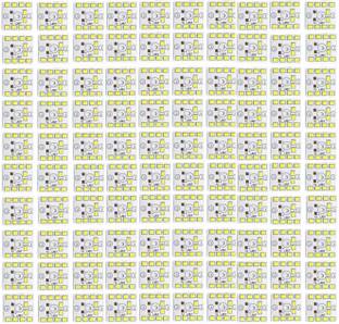 3REE 9W MCPCB PACK OF 100 LED RAW MATERIAL Electronic Components Electronic Hobby Kit