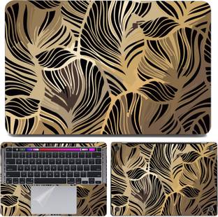 dzazner Fullbody 4 in 1 Precision Cut Laptop Skin Wrap (Top, Bottom, Around Keyboard, Trackpad Protect...