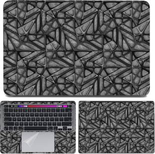 dzazner Fullbody 4 in 1 Precision Cut Laptop Skin Wrap (Top, Bottom, Around Keyboard, Trackpad Protect...
