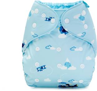 bumberry Adjustable Reusable Cloth Diaper Cover Without Inserts For Babies (Helicopter 3-36 Months)