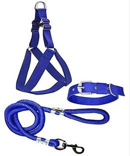 SENAPATI Combo Pack of Harness, Neck Collar Belt and Rope Set Dog Collar & Leash