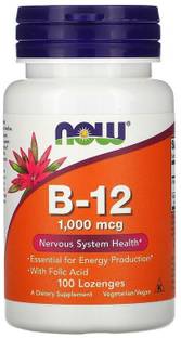 Now Foods B-12, 1,000 mcg, 100 Lozenges