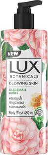 LUX Botanicals Glowing Skin Body Wash | Natural Gardenia & Honey Extracts 450ml