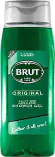 BRUT Original All-In-One Liquid Body Wash for Men | Uplifting Aroma 500ml