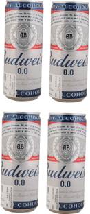 Budweiser Non Alcoholic Beer330ml (Pack of 4) Energy Drink