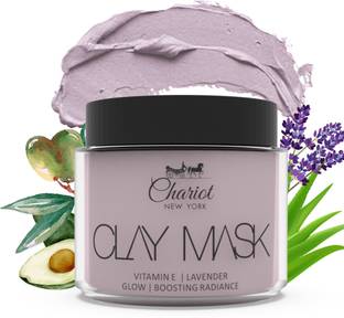 Chariot New york Vitamin E |Lavender | Glow |Boosting Radiance Vegan Face Clay Mask
