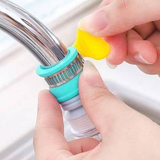 skyunion Degree Flexible Rotating Adjustable Expandable Water Saving Kitchen Tap Extender Faucet Water Filter - Multicolor Nozzle Cock Faucet (Spout Installation Type) Degree Flexible Rotating Adjustable Expandable Water Saving Kitchen Tap Extender Faucet Water Filter - Multicolor Nozzle Cock Faucet (Spout Installation Type) Nozzle Cock Faucet