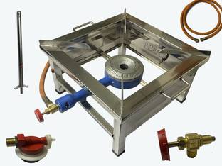 SURYALAXMI byYASH 15*15 Stainless Steel Gas Bhatti/Chula, Commercial Stove, High pressure Gas Bhatti Stainless Steel Manual Gas Stove