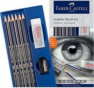 FABER-CASTELL Gold Faber Sketch Set Hexagonal Shaped Color Pencils