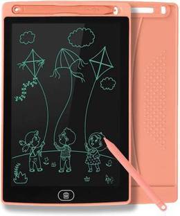Style Tech 8.5 Inch LCD WritingTablet / Drawing Board / Doodle Board / slate for kid - Digital electric slate Reusable Portable Ewriter Educational Toys, Gift for Kids Student Teacher Adults Portable Rugged Drawing Notepad Suitable for Home School Office Memo Notebook Portable & Reusable Electronic Notepad & Drawing Doodle Ruff Pad with Full Erase Mode, Lock Screen Function (Pink)