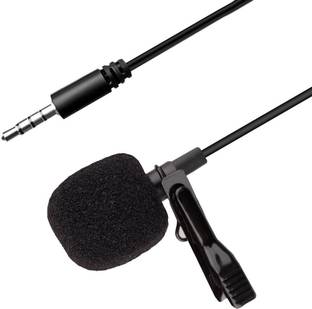 Borneo Collar Clip Microphone Mic with Easy Clip On System Perfect for Recording Mini Lavalier Lapel Mic Microphone for PC Computer Laptop Gaming Sound Recording Microphone