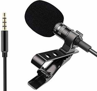 Borneo Collor Mic|Digital Noise Cancellation Clip Collar Mic Condenser for YouTube Video | Interviews | Lectures Travel Videos Mike for Mobile Microphone