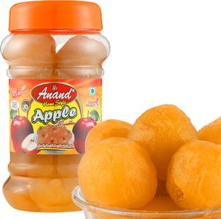 ANAND Home Made Apple Murabba with Less Sugar Syrup and Chhandi Varak (Apple Chandi Murabba, 800 Grams) Apple Murabba