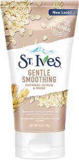 ST.IVES Gentle Smoothing Oatmeal Face Scrub & Mask | 100% Natural Extracts 170gm Scrub