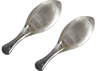 स्नेहाट्रेंड्स Stainless Steel Rice Serving Spoon 9 inch Pack of 2 स्टेनलेस स्टील सर्विंग स्पून सेट
