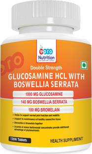 PRONUTRITION Glucosamine With Boswellia & Bromelain Double Strength-120 Tablets