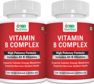 PRONUTRITION B Complex Vitamins - ALL B Vitamins B12,B1,B2,B3,B5,B6,B7,B9-Pack of 2 Bottles