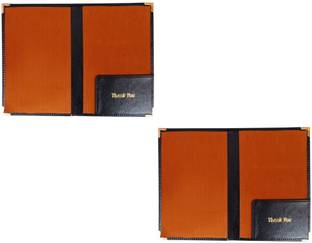 positive vibes Premium class of rexine Guest check presentet/ bill holder/ bill folder for hotel, restaurant , bar, cafe