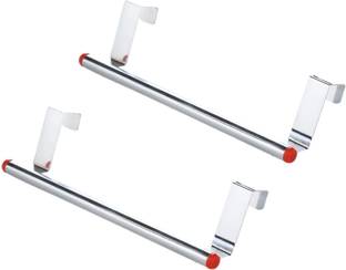 RIOMAX Small Bar / Cabinet Hanger Silver Towel Holder